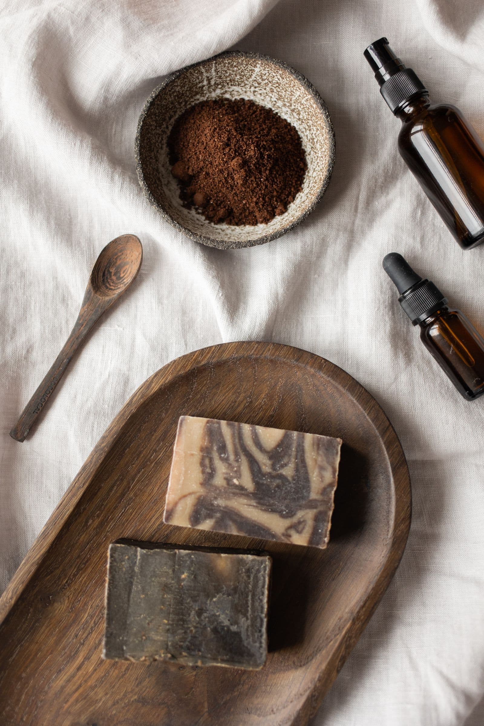 Natural spa products — the feel of a wellness gift